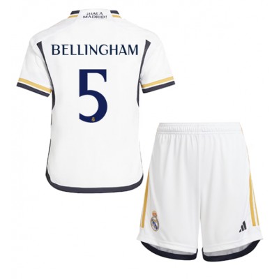 Real Madrid Jude Bellingham #5 Hemmatröja Barn 2023-24 Kortärmad (+ Korta byxor)